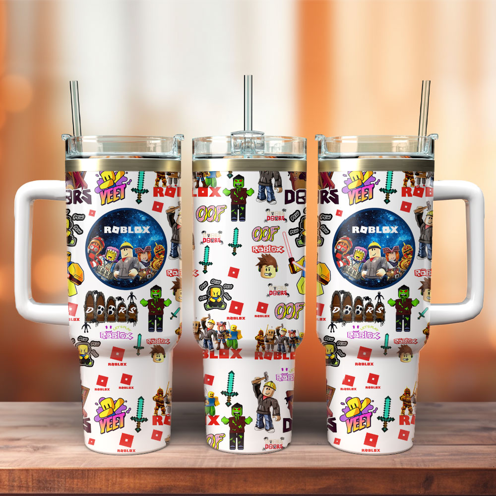 Roblox Lego Custom Quencher 30oz or 40oz Stainless Steel Tumbler