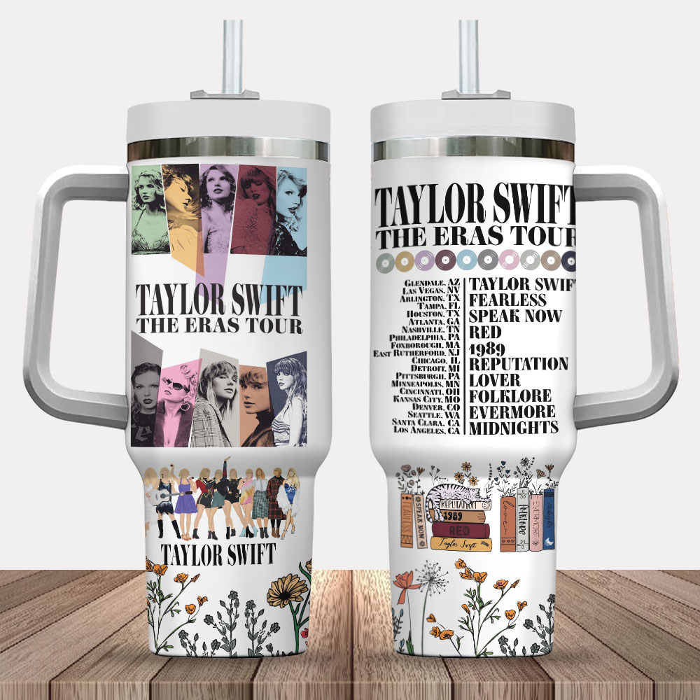 Taylor Swift The Eras Tour Music Custom Quencher 30oz or 40oz