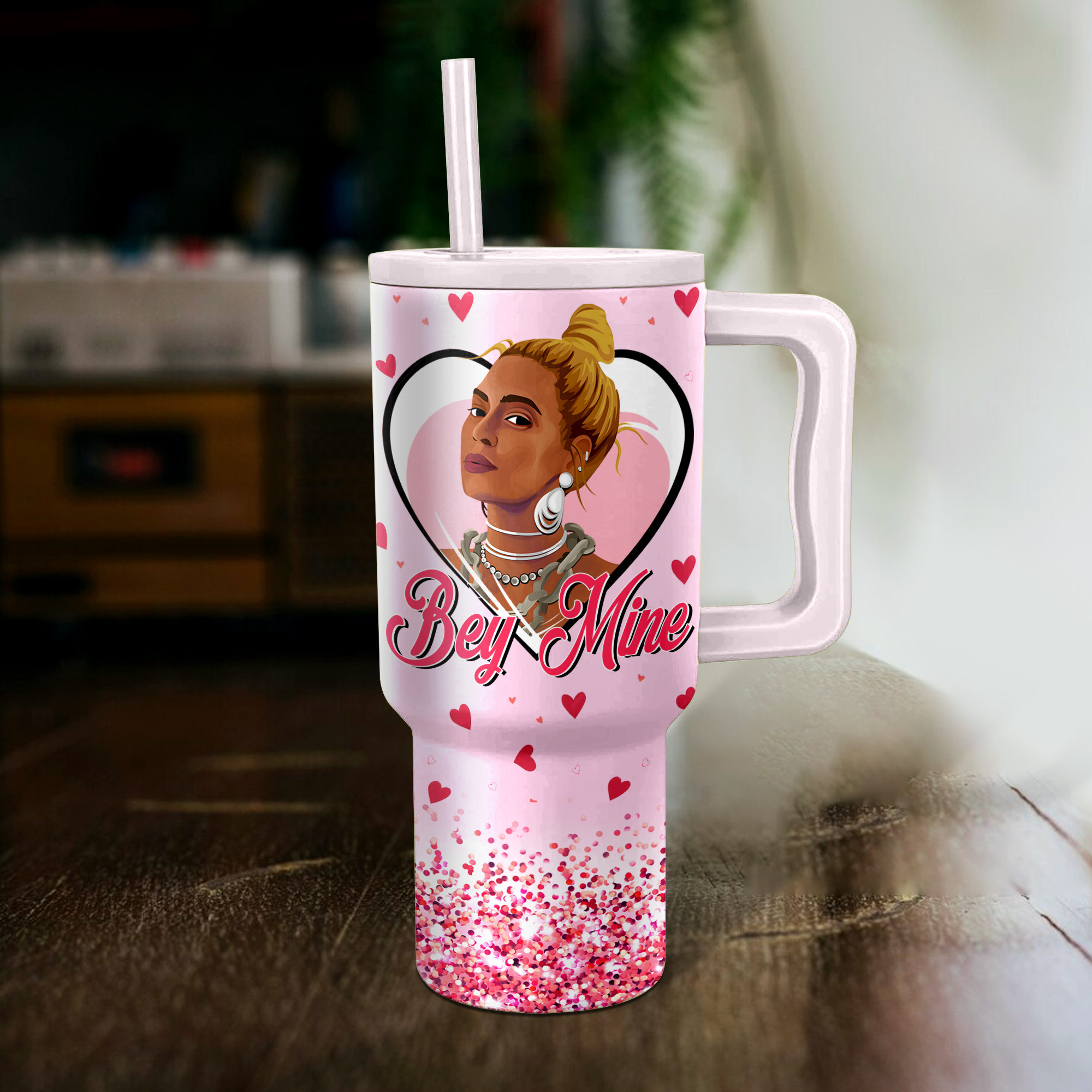 Beyonce Music Custom Stanley Quencher 40oz Stainless Steel Tumbler HG ...