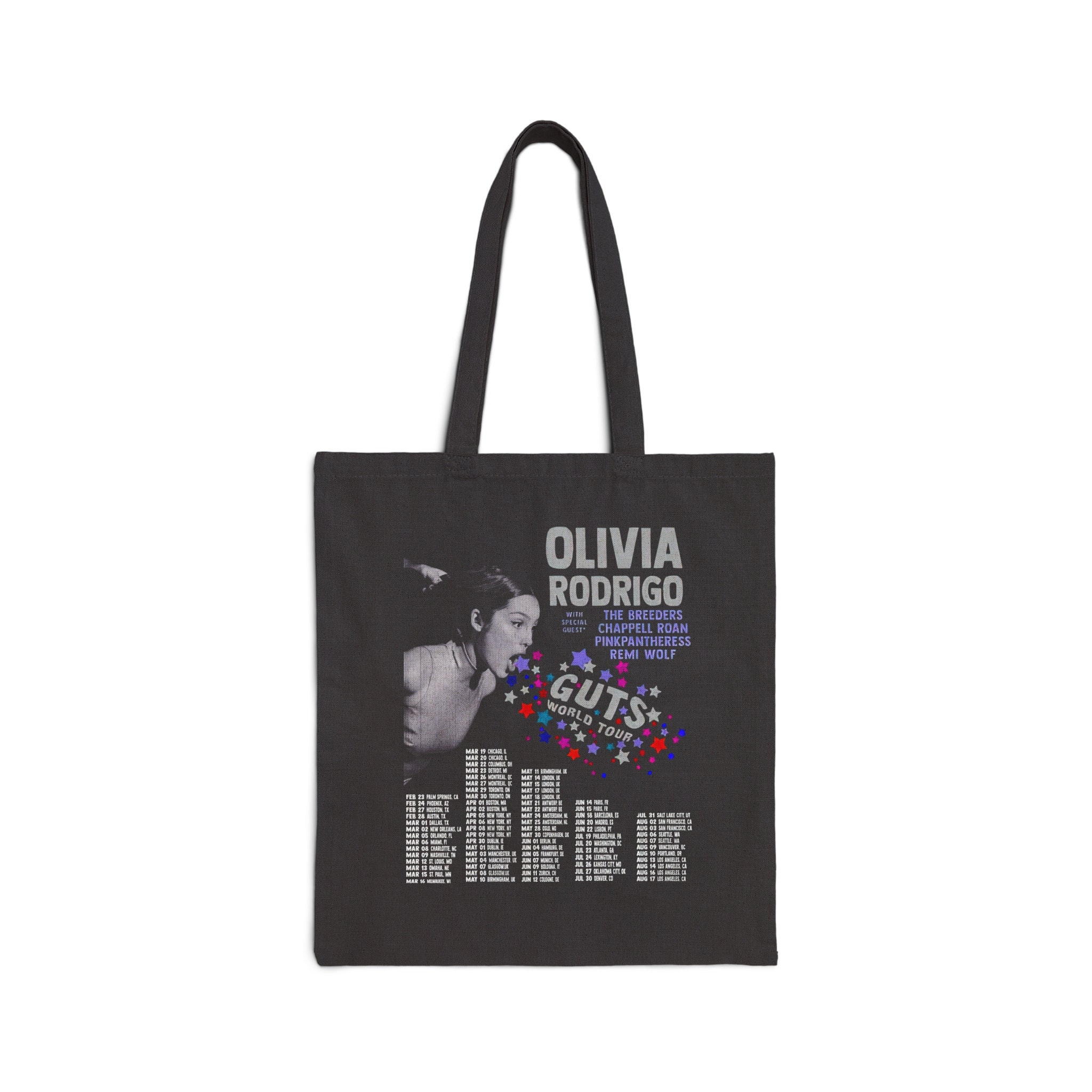 Olivia Rodrigo Guts worldtour Tote Bag LN, GUTS worldtour merch
