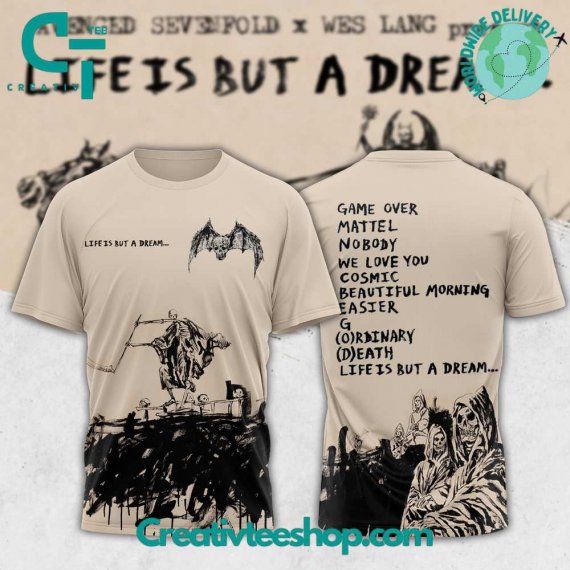 Avenged Sevenfold Life Is But A Dream T-Shirt Hoodie Or Zip-up