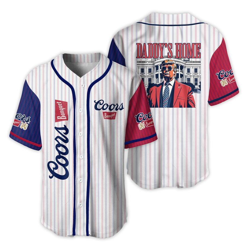 Coors Banquet Rodeo Jersey Trump Daddy’s Home, Hot Baseball Beer Jersey ...
