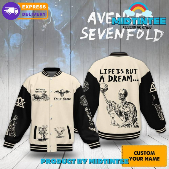 Avenged Sevenfold Life Is But A Dream Baseball Jacket HG – Designfullprint