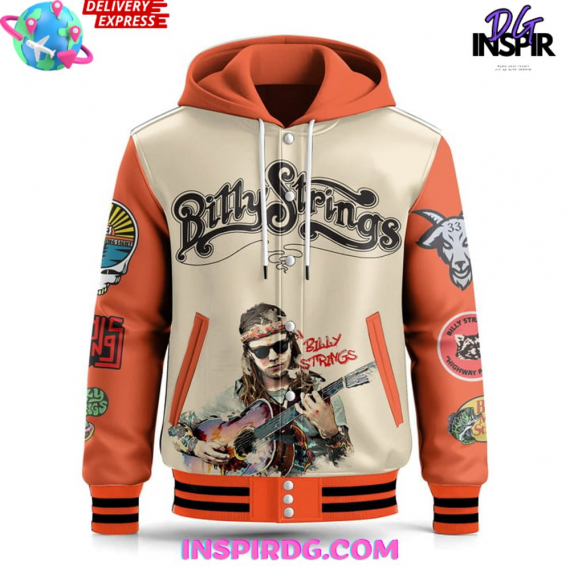 Billy Strings Spring Tour 2025 Hooded Baseball Bomber or Jacket HG ...