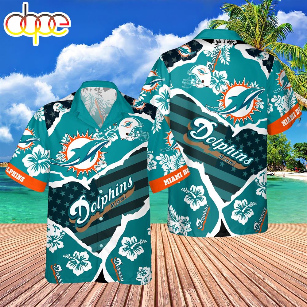 DolphinsMI  New Summer Floral Hawaiian Shirt NNA  Aloha Shirt NNA For Fans - Designfullprint