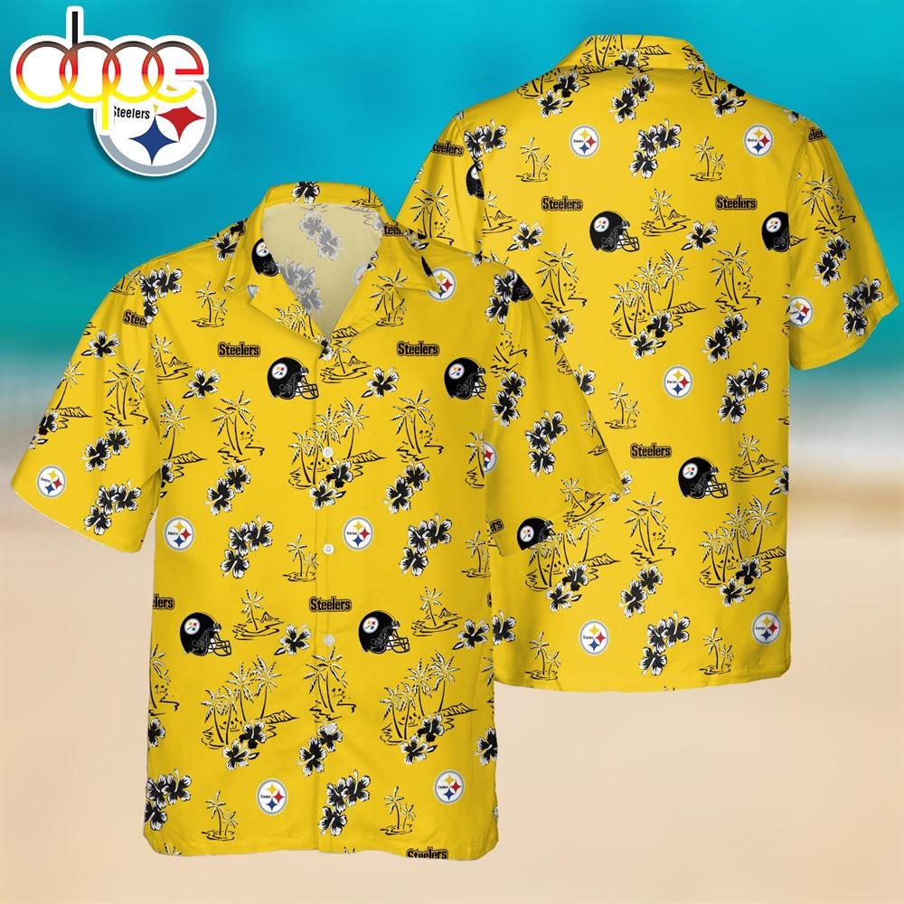 PSteelers Tropical Hawaiian Shirt NNA - Designfullprint