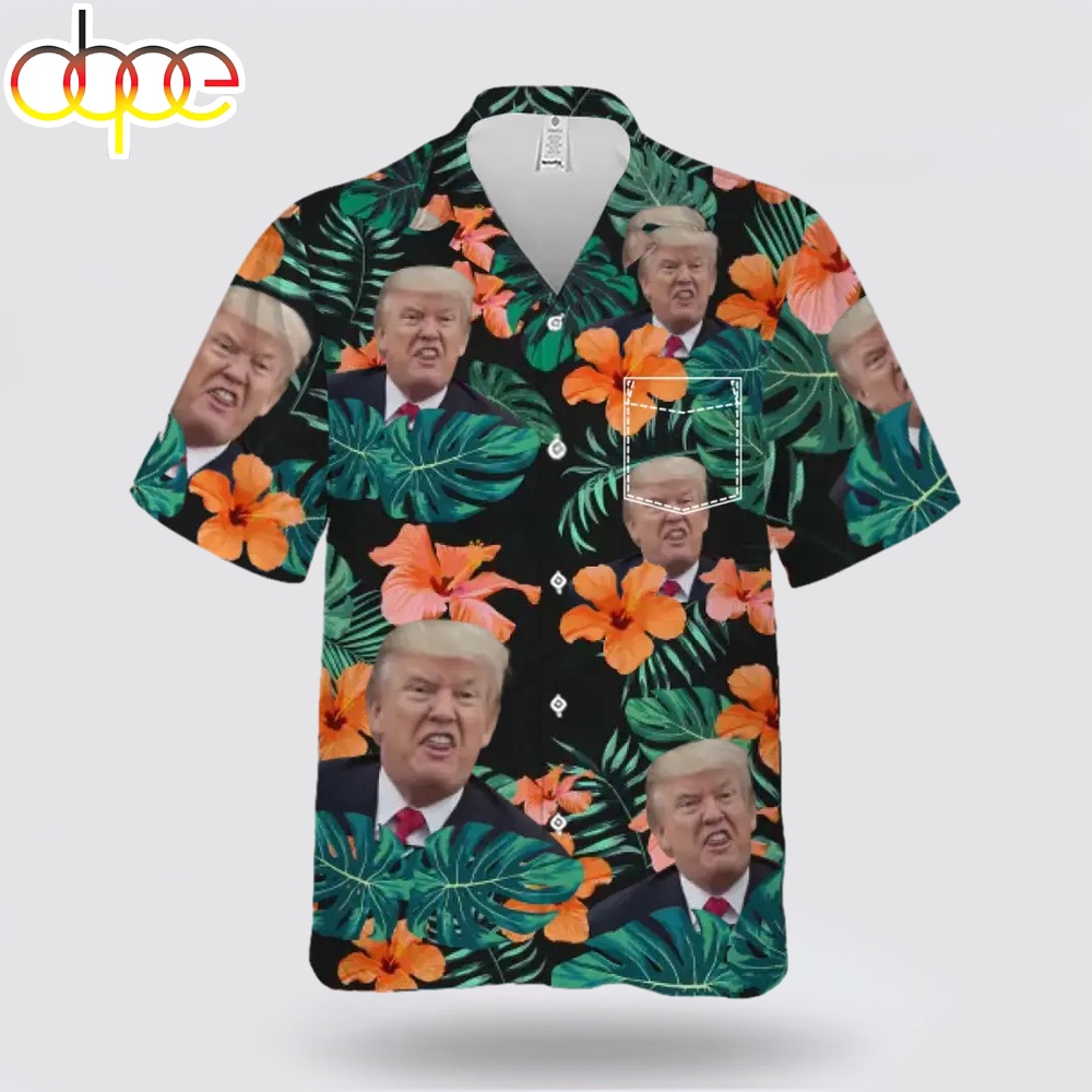 Trump Save America Again Hawaiian Shirt NNAs - Designfullprint