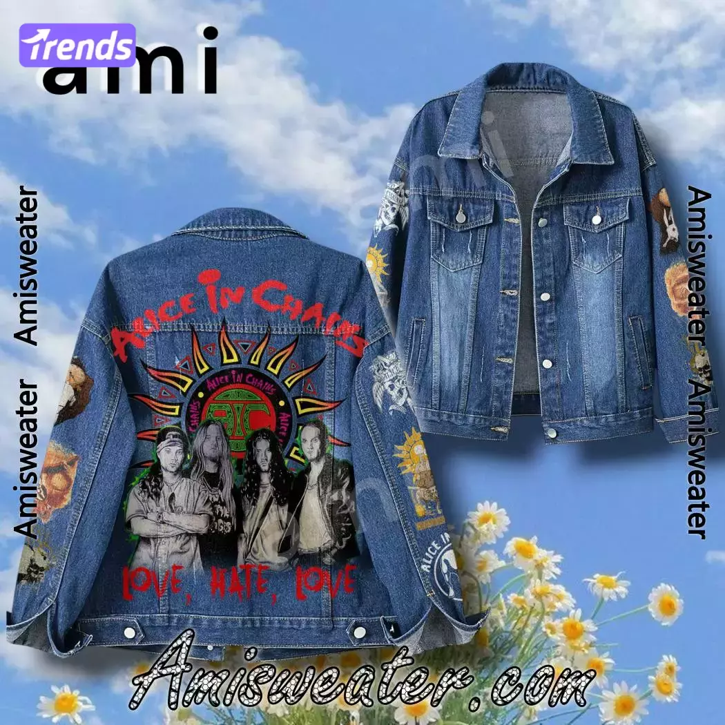 Alice In Chains Love Hate Love Hooded Hoodless Or Hooded Denim