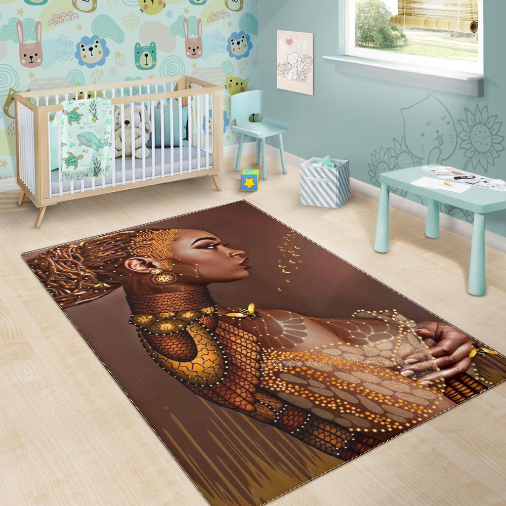 Black Is Beautiful Area Rug Afro Proud – designfullprint