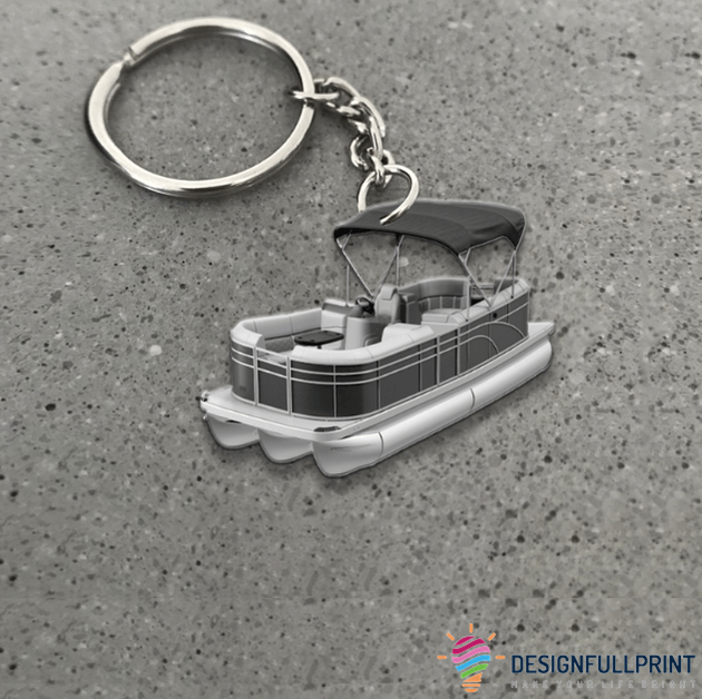 Pontoon Key Chain Pontoon Boat Custom Keychain Pontoon Lovers Personalized HG ...